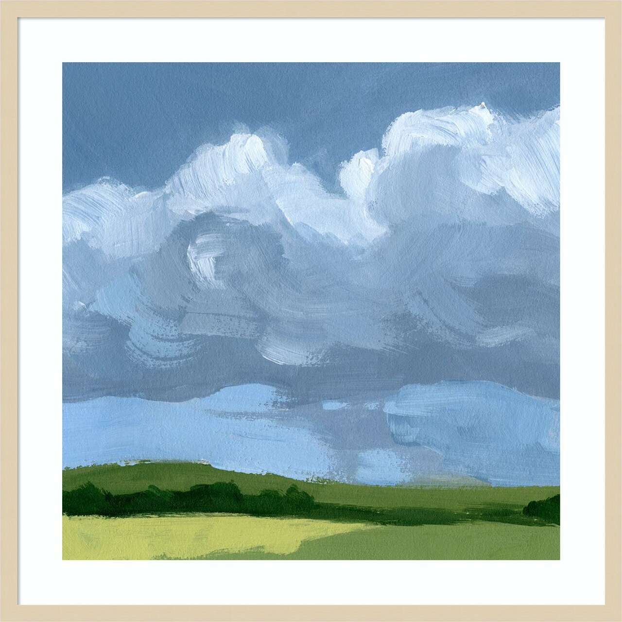 Lush Terrain VI by Victoria Barnes Wood Framed Wall Art Print